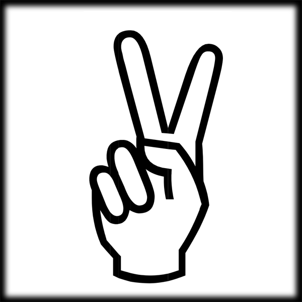 peace clipart black and white - Clip Art Library