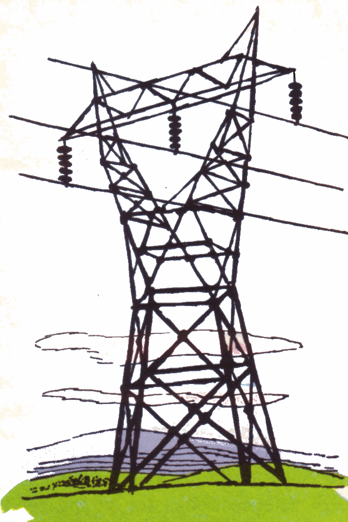 Clipart power lines