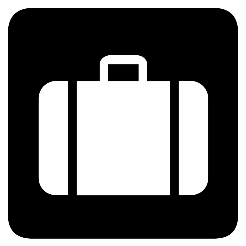 Luggage Icon - Travel Bag Symbol for Websites and Apps