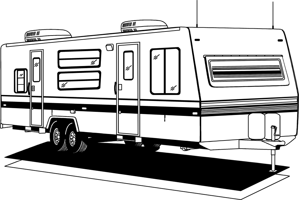 Caravan Campervans Maintenance Trailer - retro camper png download ...