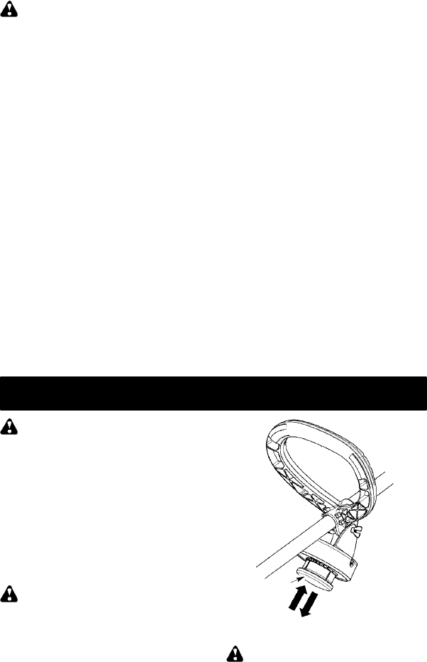 Technical line drawing showing assembly of a circular mechanical component with directional arrows indicating rotation or insertion.