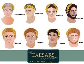 The Caesars: Illustrated Portraits of Rome’s Most Famous Emperors