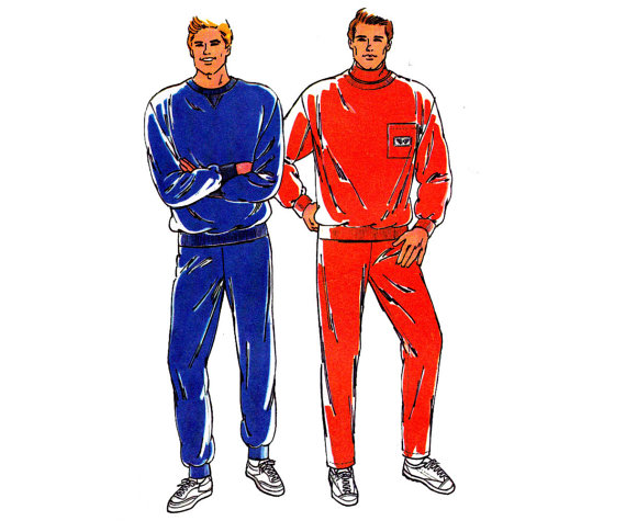 mens tracksuit sewing pattern - Clip Art Library