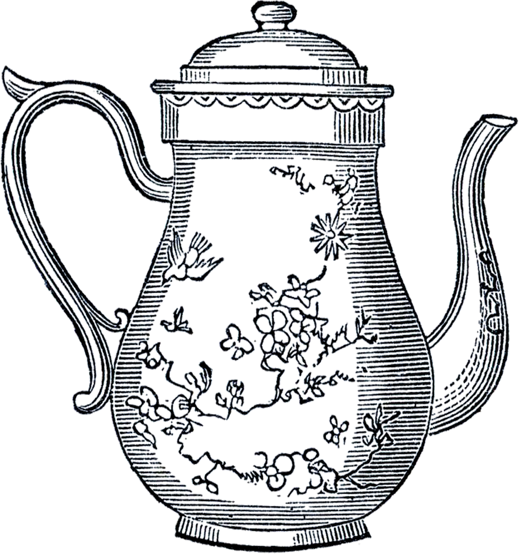 tea pot clip art - Clip Art Library