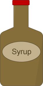 Syrup Bottle Illustration - Free Clip Art for Recipes & Food Content