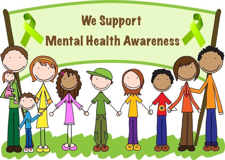 We Support Mental Health Awareness Clip Art Library