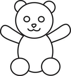 draw a simple teddy bear - Clip Art Library