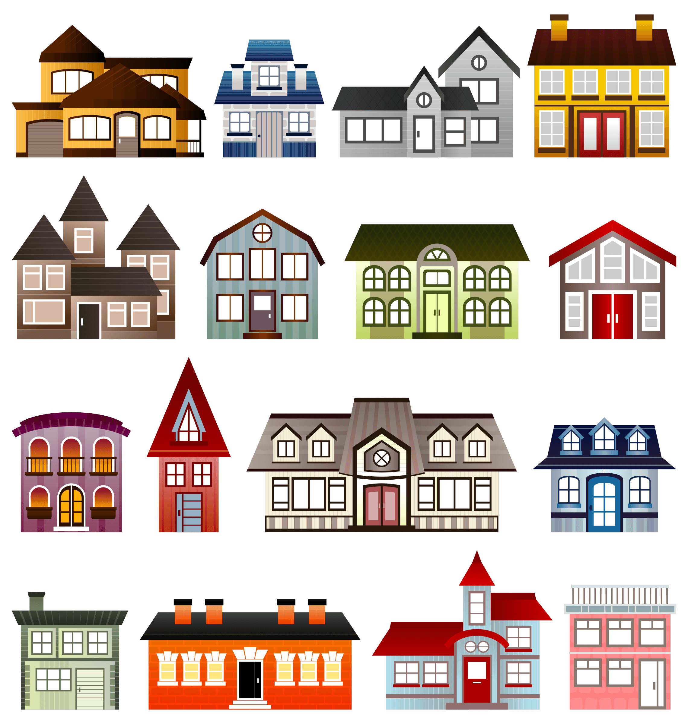 Different Type of Houses Drawing | Type of houses chart for kids easy  creative | Different types of houses, House drawing for kids, Simple house  drawing