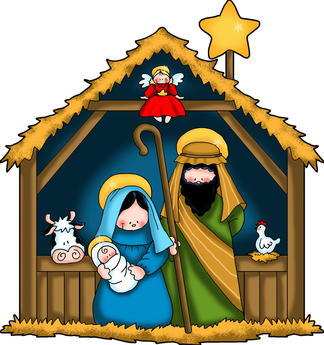 Lds Nativity Clipart