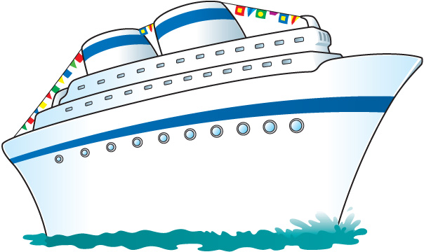 Cruise ship clip art image