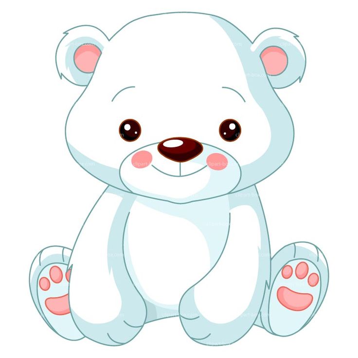 cartoon cute polar bear png - Clip Art Library