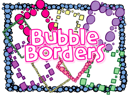 Bubble Borders - Playful Graphic Design Elements for Creative Projects