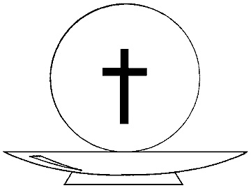 Communion Chalice and Host Symbol - Christian Sacrament Imagery