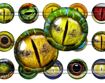 Fantasy & Sci-Fi Eye Assets - High-Resolution Reptilian and Alien Eyes for Game Art and Design