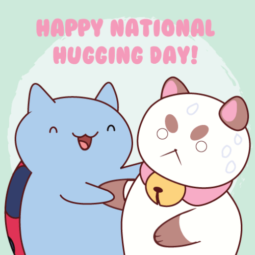 happy national hug day - Clip Art Library