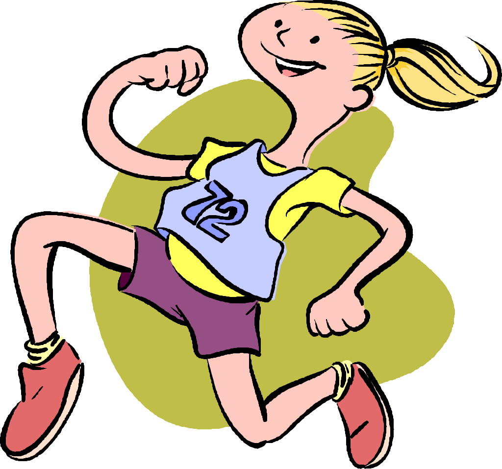 mendon center elementary running feet clipart