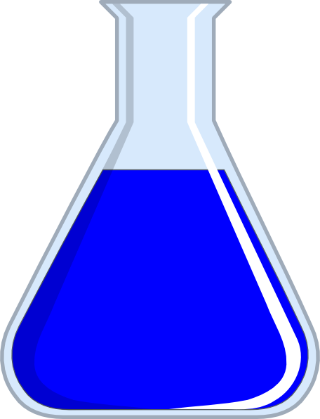 Chemistry flask clip art