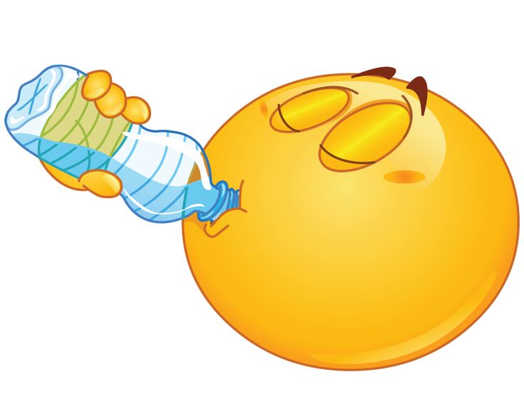 Emoji Drinking Water Clip Art Library | CLOUD HOT GIRL