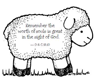 the lost sheep clipart