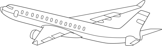 airplane clipart black background - Clip Art Library