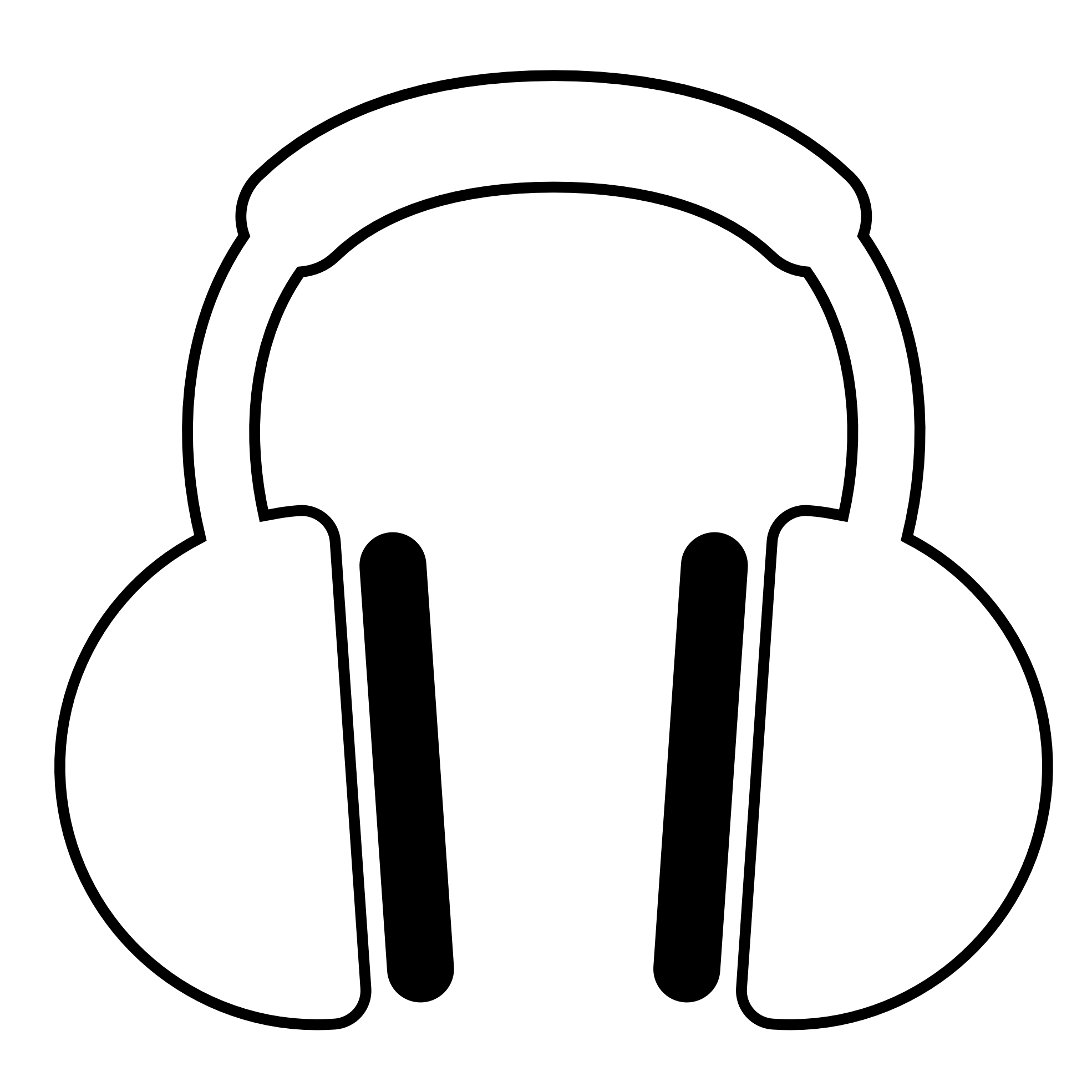 head phone icon .png - Clip Art Library