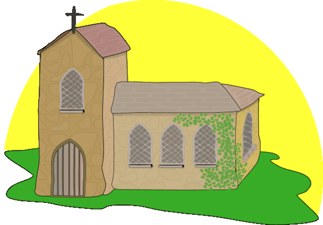 Stone Church Illustration - Classic乡村 Chapel Design
