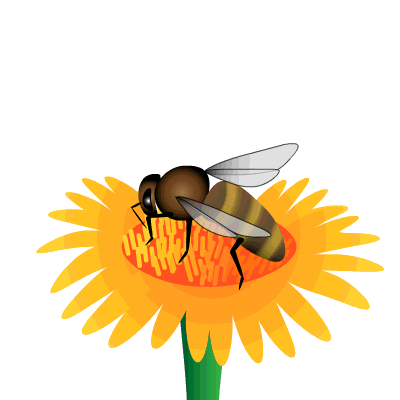 honey bee animated gif - Clip Art Library