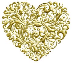 corazones dorados imagenes