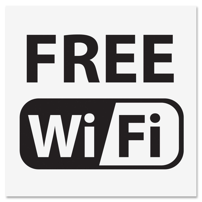 Free Wi-Fi Sign - Downloadable Printable Poster for Cafés & Public Spaces