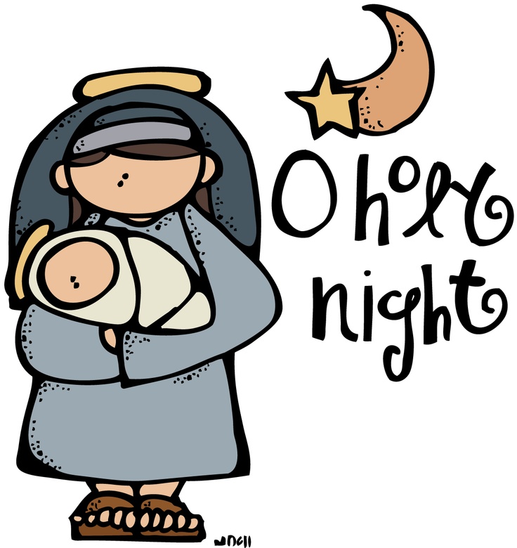 O Holy Night - Nativity Scene Illustration for Christmas Worship & Decor