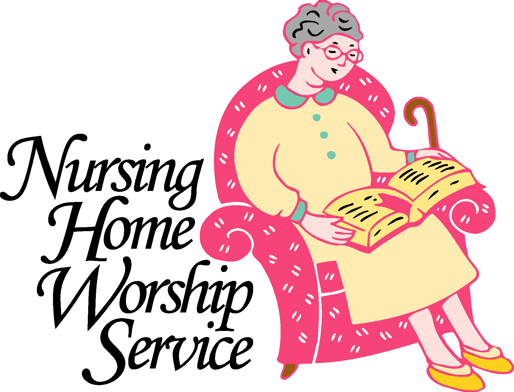 church nursing home visit - Clip Art Library