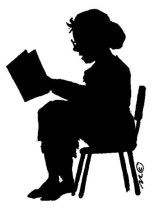 Student Reading Clipart