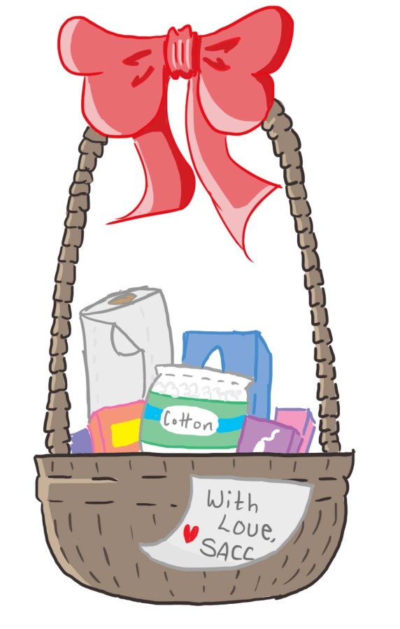 Care Basket for Period Poverty Relief - Hygiene Essentials Gift