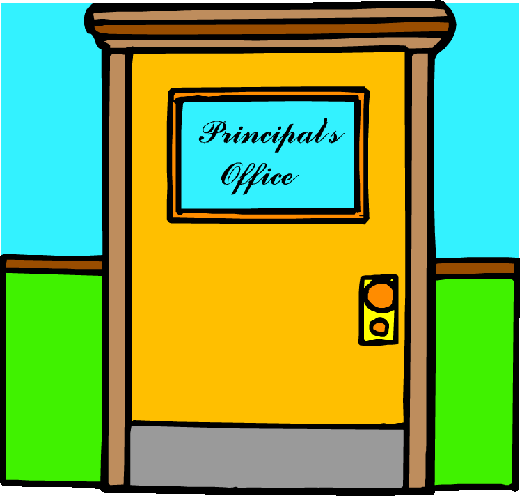 Principal’s Office Door - School Administration Entrance