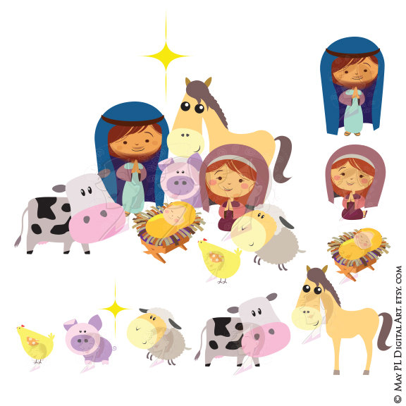 Free Nativity Animals Cliparts, Download Free Nativity Animals Cliparts ...