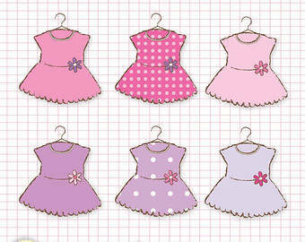 Adorable Baby Girl Dresses - Illustrated Collection for nurseries & shopping guides
