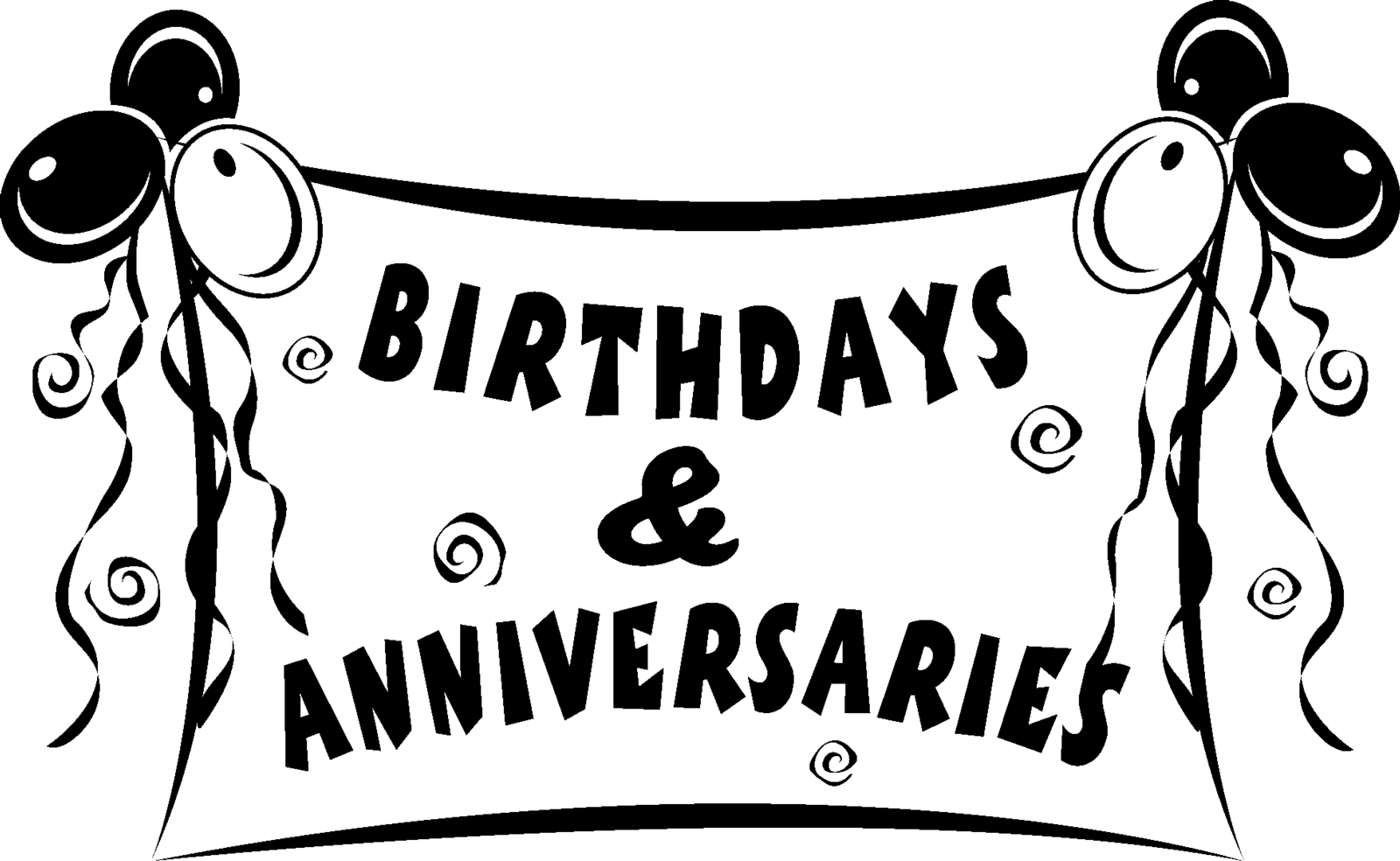happy birthday and anniversary clip art - Clip Art Library