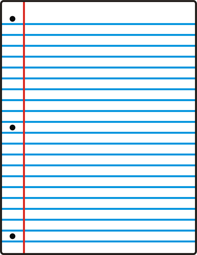 Clip Art Of Lined Paper