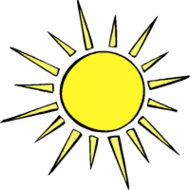 Sun Icon Illustration - Free Clipart for Weather, Education & Design