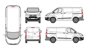 2018 ford transit template - Clip Art Library