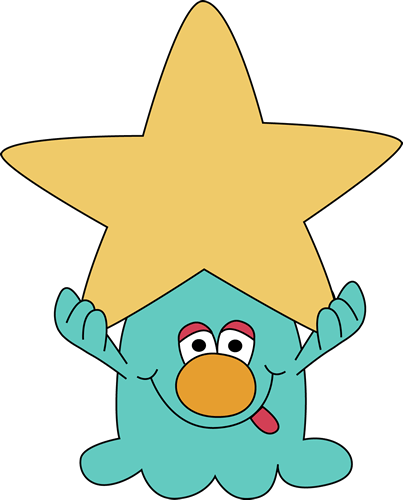 Fun Star Character Illustration for Kids’ Content