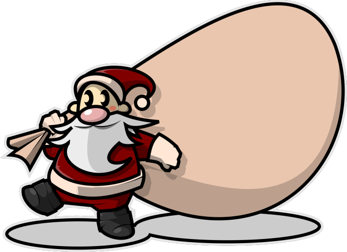 santas sack clip art - Clip Art Library