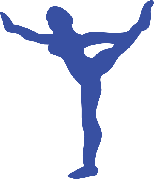 Martial Arts Kick Silhouette - Dynamic Pose for Fitness & Training Sites