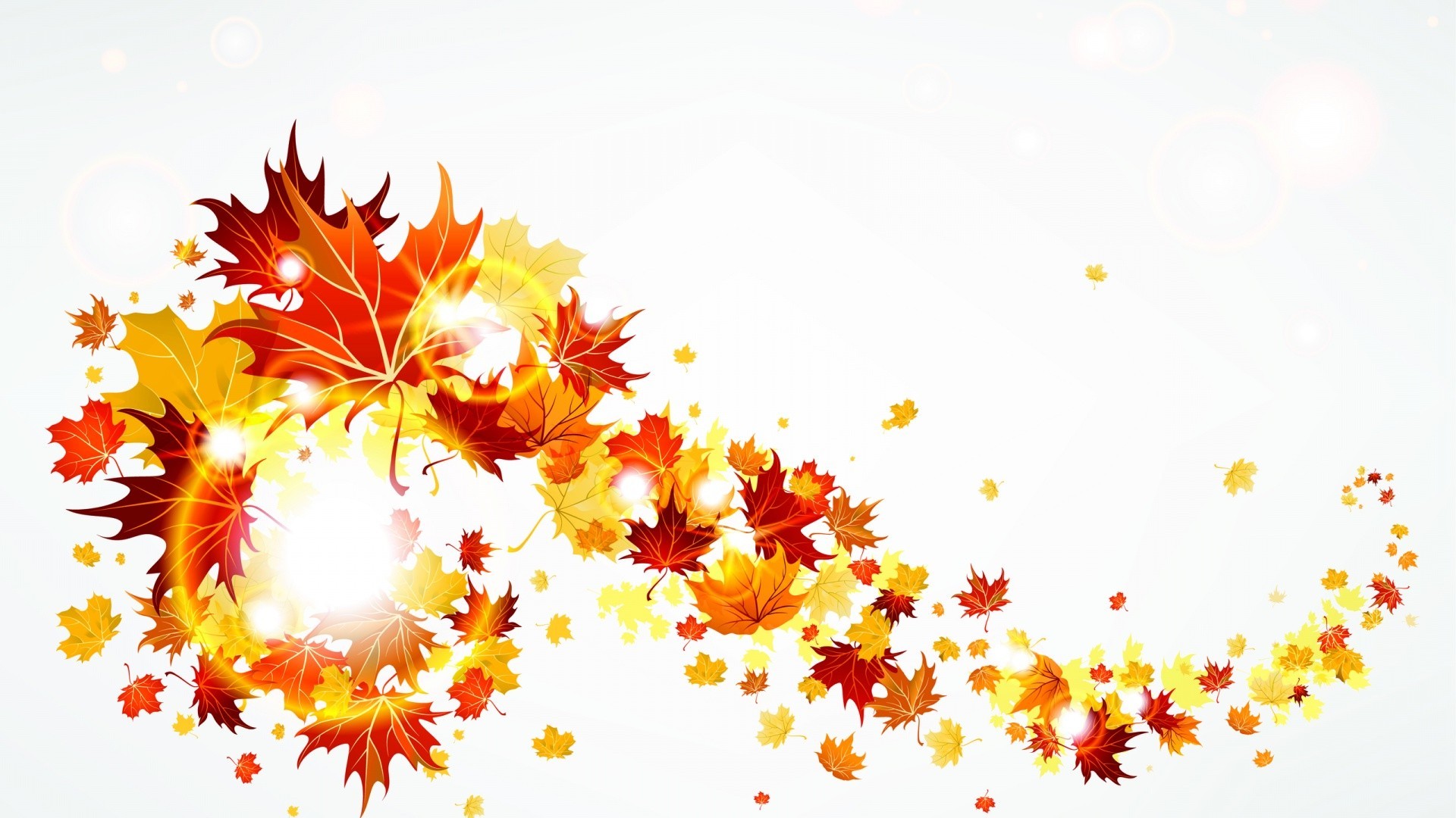 Fall Leaves Transparent Background Clipart