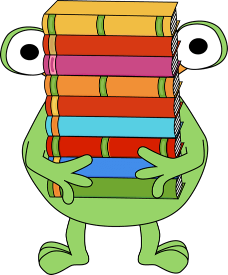 Alien Reading Clipart - Clip Art Library