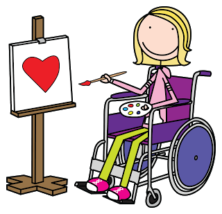 exceptional children clipart marching