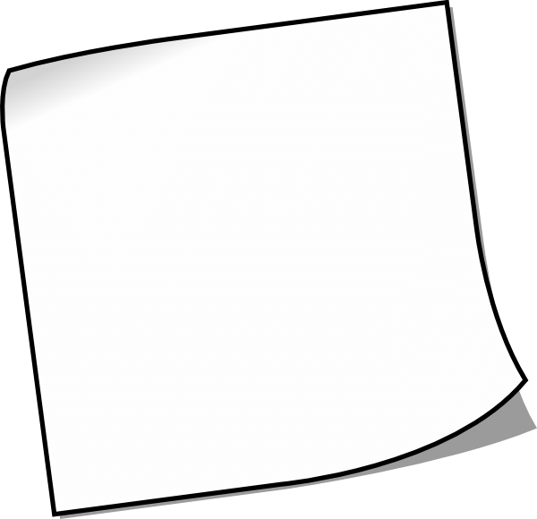 Blank Paper Sheet Clip Art Image - ClipSafari