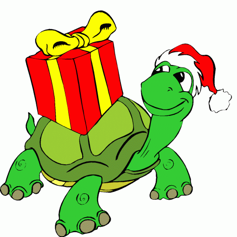 christmas turtle clipart - Clip Art Library