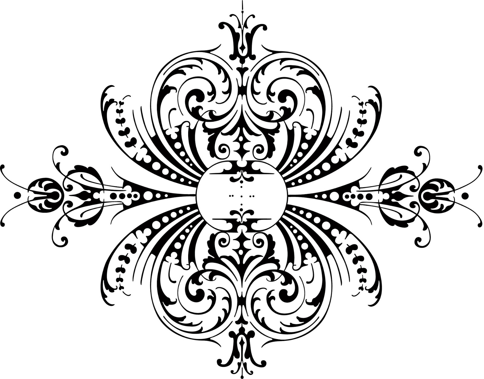 Elegant Baroque Ornament Vector - Free Decorative Floral Design