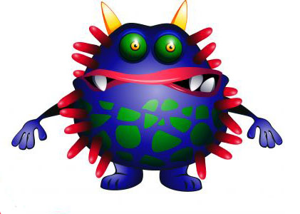 Fun Cartoon Monster Character for Kids’ Content & Educational Media